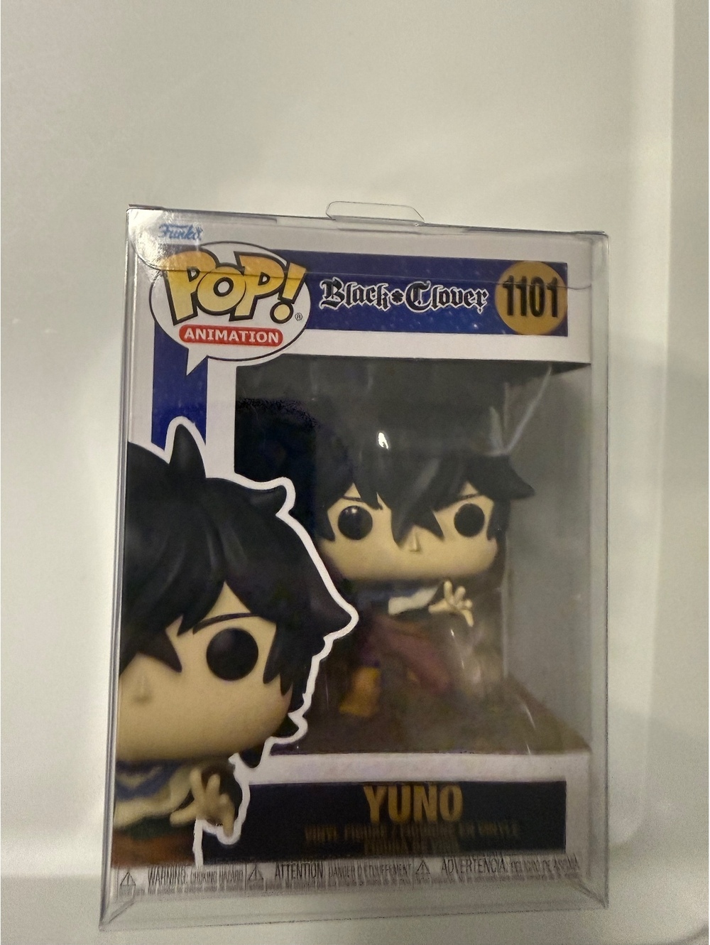 Funko Pop! Animation Black Clover Yuno #1101 Vinyl Figure w/ Protector